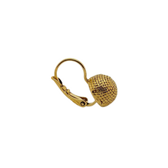 BOUCLES D'OREILLES CAROLE PLAQUÉ OR 24K