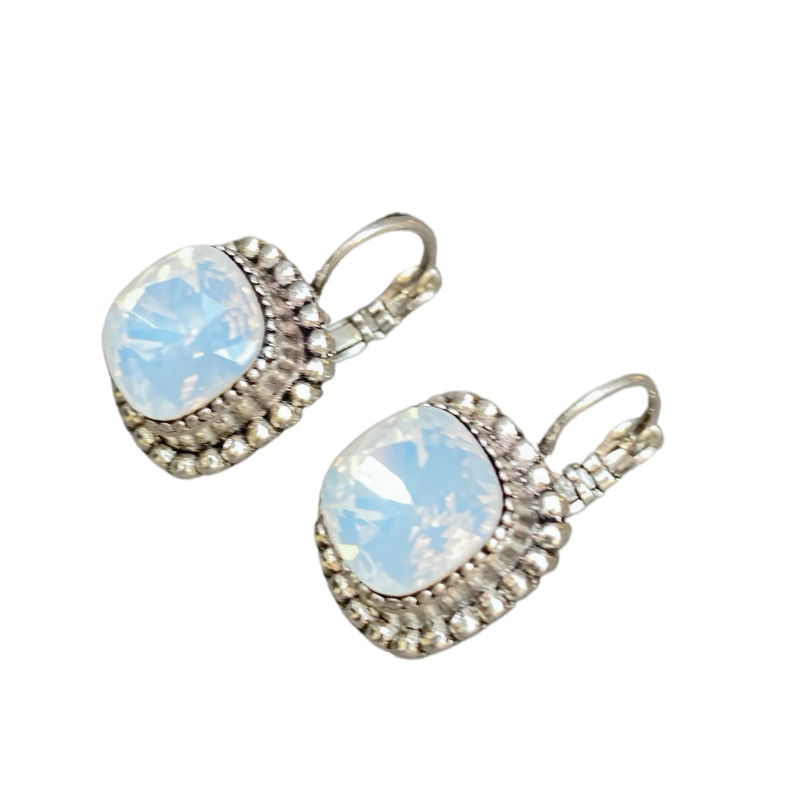 BOUCLES D'OREILLES AIMEE PLAQUÉ ARGENT