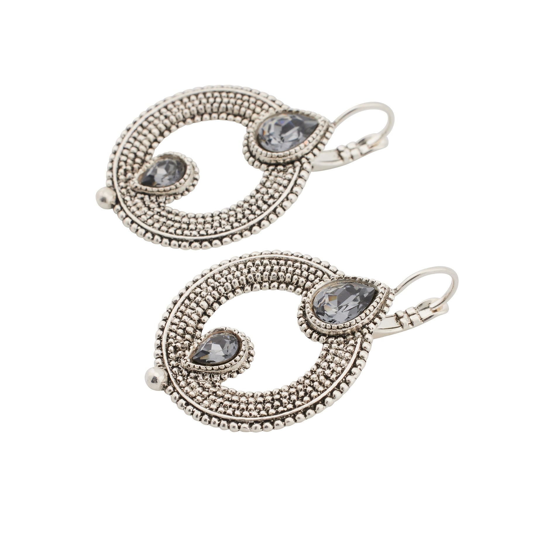 Boucles D'Oreilles Dangly Modernistes En Argent Sterling GRAND Boucles D'Oreilles Dangly Modernistes En Argent Sterling GRAND